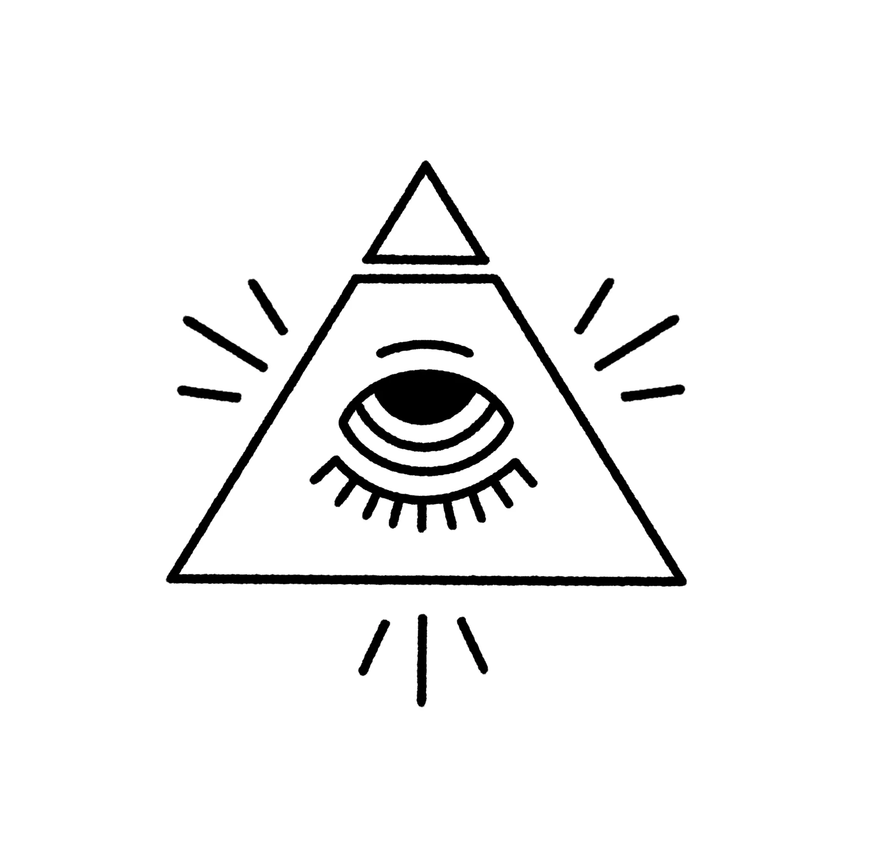Stick and poke tattoos visual example