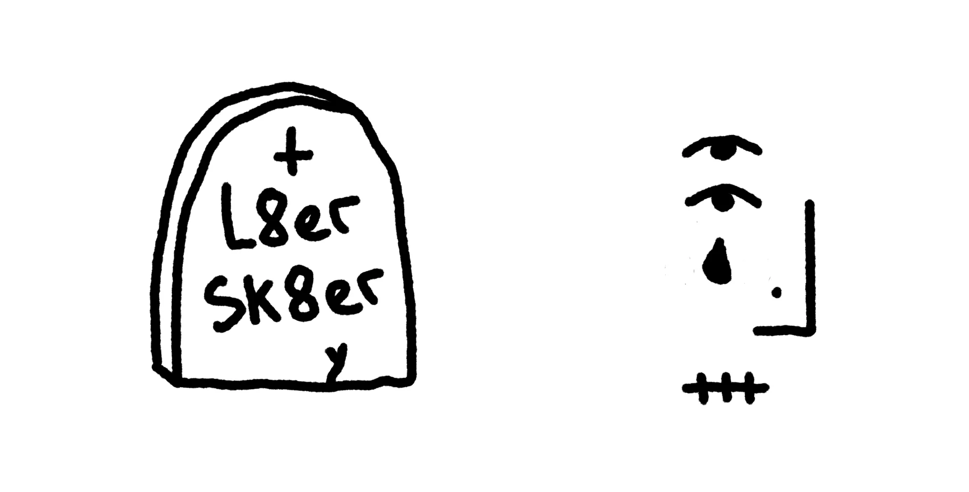 Stick and poke tattoos visual example